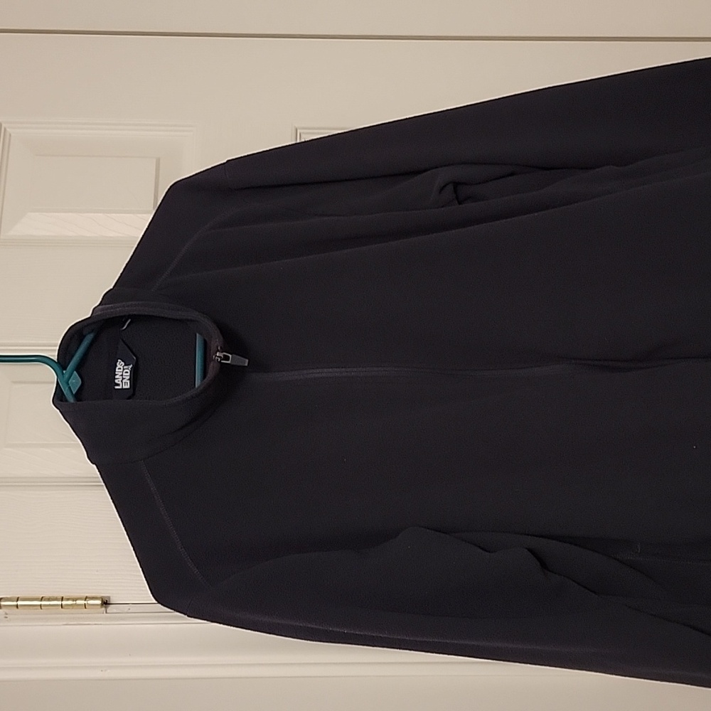 Lands end lightweight fleece jacket sz L